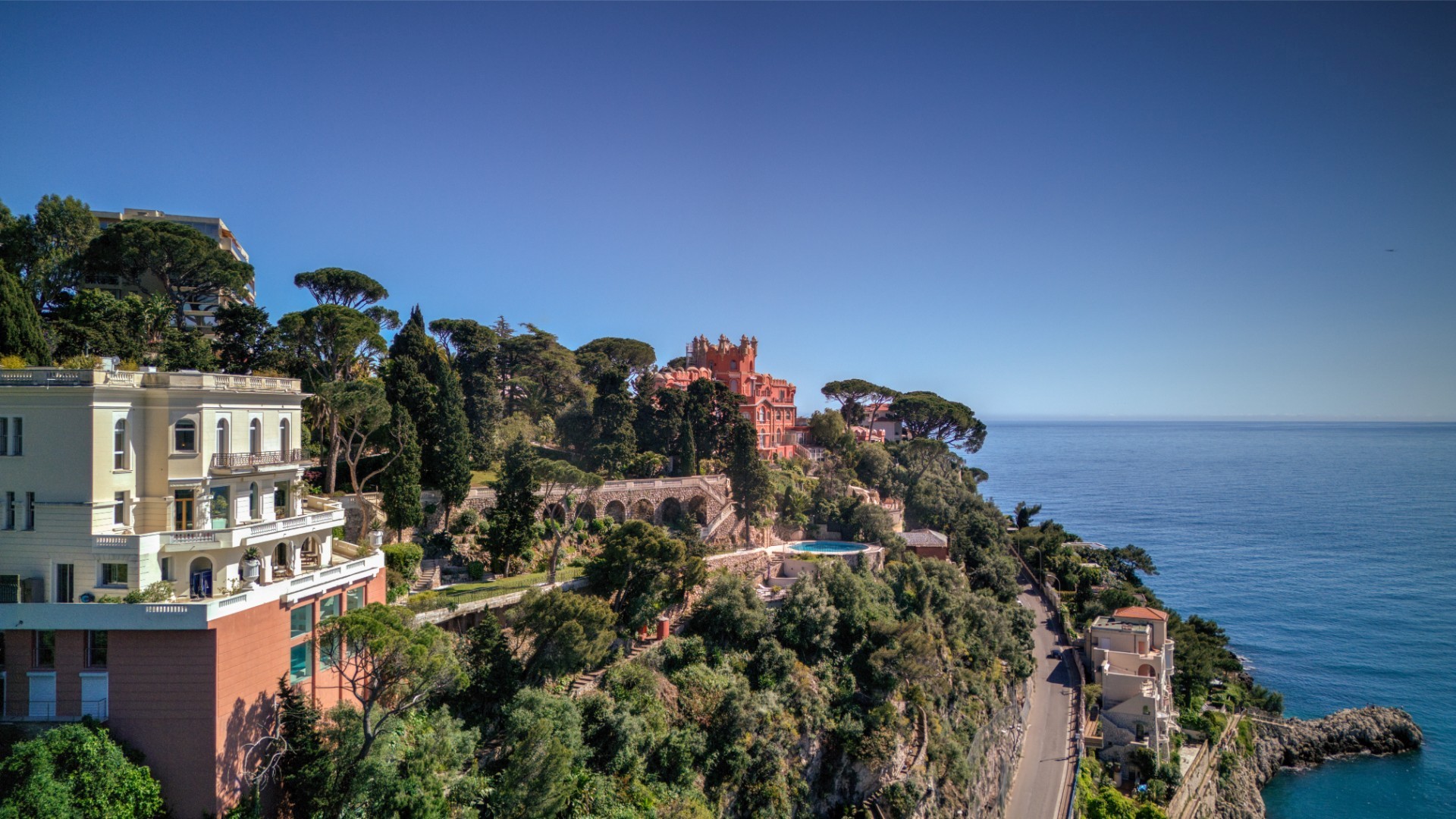 Panoramic sea view